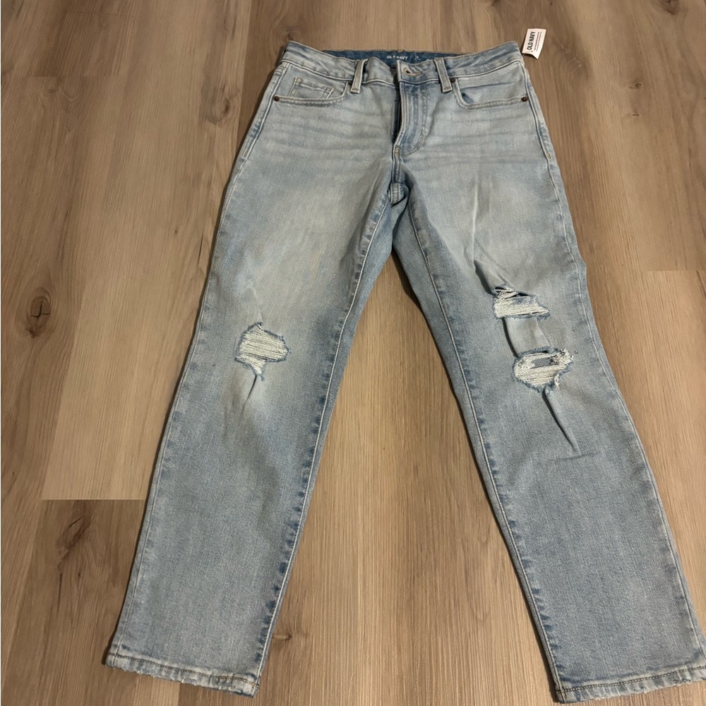 Old Navy women’s Light Blue Straight Jeans